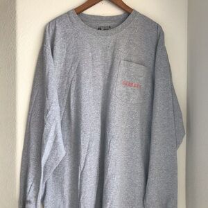 Carhartt Loose Fit Long Sleeve Shirt Men's size XL Gray w/ Right Sleeve Blemish